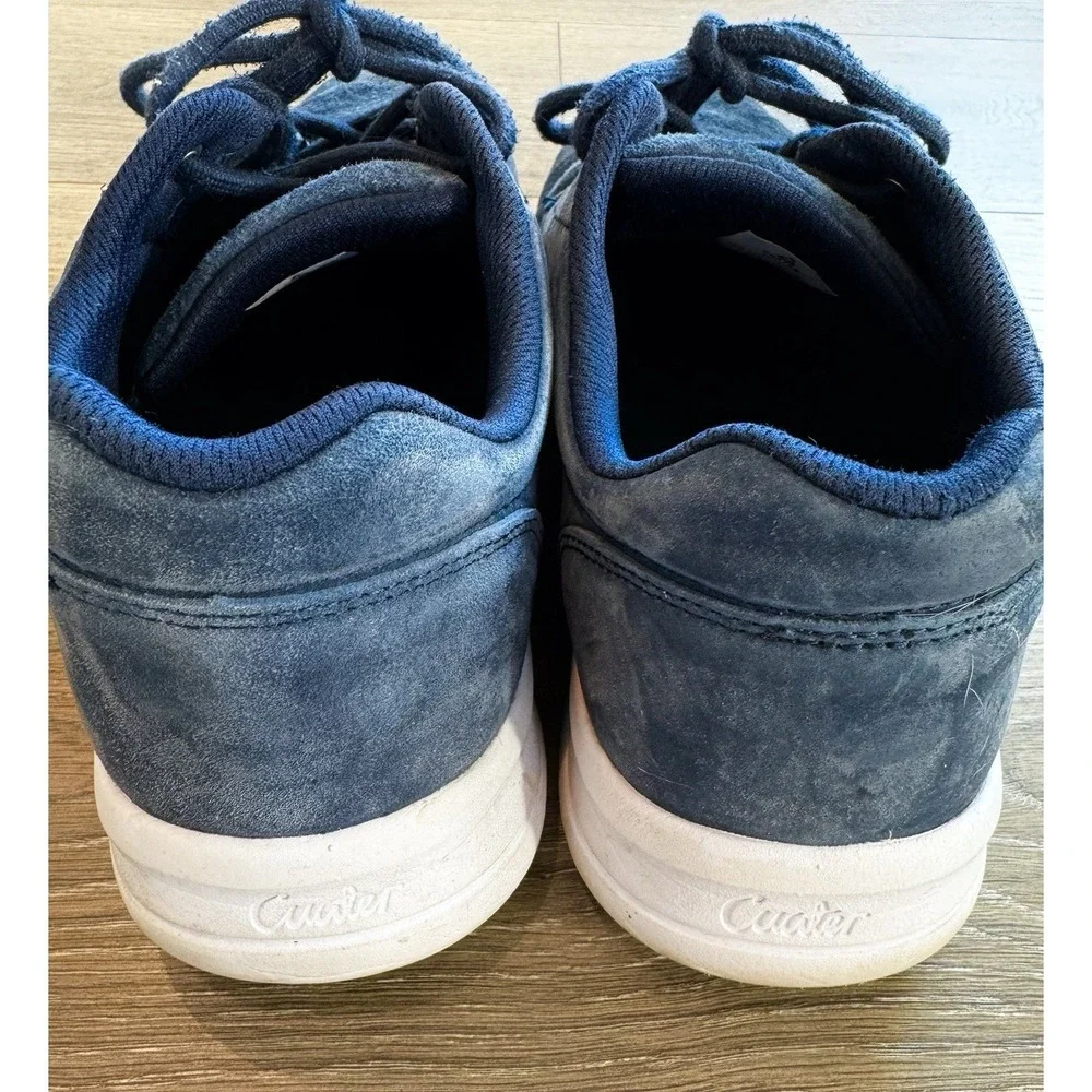 Cuater by TravisMathew Mens Navy Blue Suede Sneakers 4MT112 Size 11.5